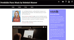 Desktop Screenshot of notekidds.maxner.ca