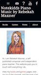 Mobile Screenshot of notekidds.maxner.ca